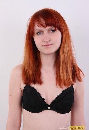 Czech Casting  xxx pics collection featuring Alexandra unveiling perfect body